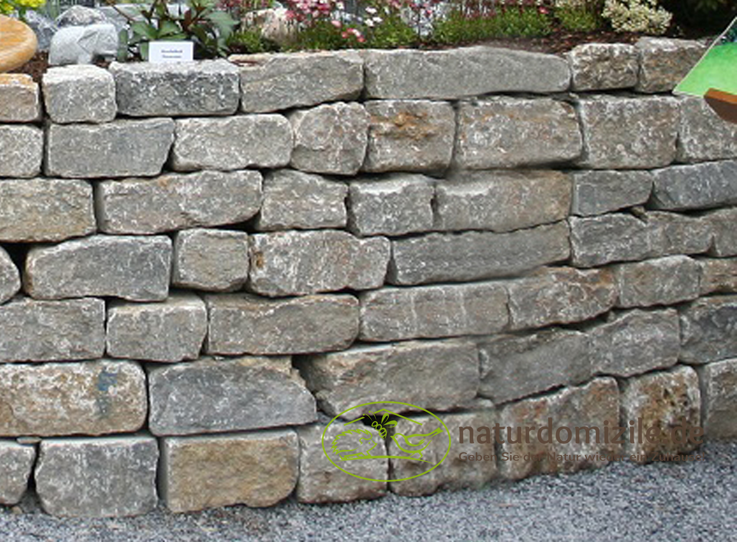 Wildbienensand mit Schichtmauer Muschelkalk für Sandarium 1,5 m²